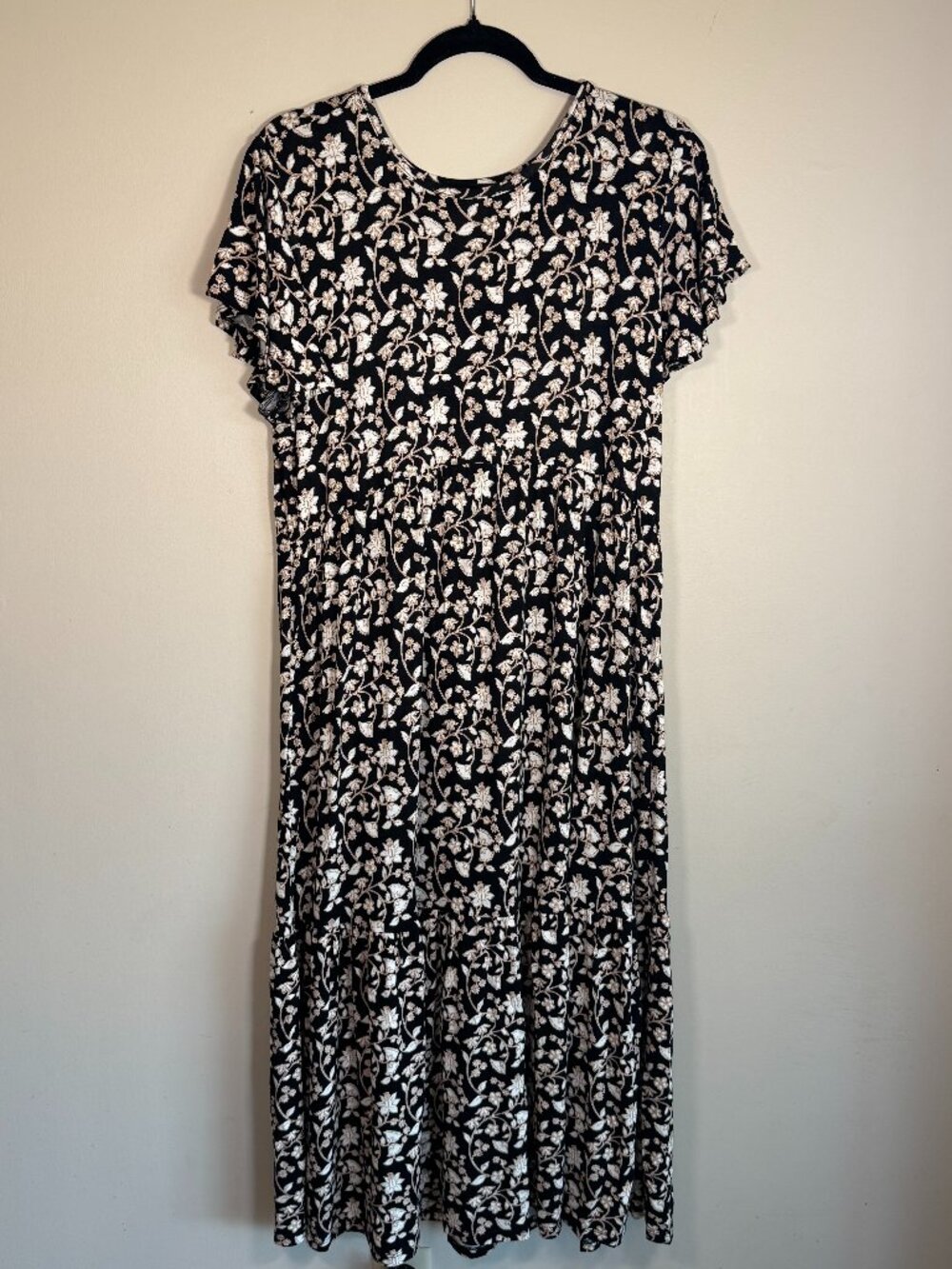 Maurices XL Printed Cotton Midi Dress